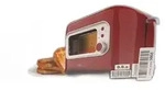 Cecotec Toaster K&uuml;chenger&auml;te RetroVision Red Leistung 700W Extra breite Schlitze -