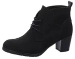 Marco Tozzi Schn&uuml;rstiefelette Schwarz - Schwarz - 36