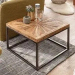 FineBuy Couchtisch Mango Massivholz quadratisch 55x55 cm &middot; Wohnzimmertisch