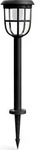 Philips Radii Sockel-/Wegeleuchte, 1,3 W, Au&szlig;ensockel-/Pfostenbeleuchtung, Schwarz,