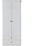 trendteam Wohnen Garderobenschrank BrandsonBaxter Wei&szlig; Nachbildung 81 x 196 x...