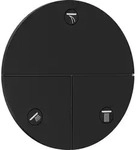 HansGrohe ShowerSelect Com.S Ventil 3 Verbr.MSW Matt Black, 15558670 - Schwarz