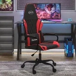 Gaming-Stuhl Schwarz und Rot Kunstleder 3143776 - Schwarz