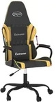 vidaXL Gaming-Stuhl Schwarz und Golden Kunstleder - Gold