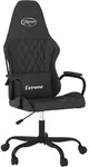 vidaXL Gaming-Stuhl Schwarz Kunstleder - Schwarz