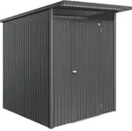 Gartenhaus biohort AvantGarde Eco A1 Standardt&uuml;r 180 x 220 cm dunkelgrau-metallic