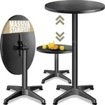 CASARIA&reg; 2-in-1 Stehtisch h&ouml;henverstellbar klappbar Bistrotisch Partytisch...