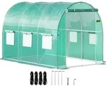 VEVOR Bogendach Gew&auml;chshaus Foliengew&auml;chshaus Treibhaus Pflanzenhaus 3x2,1x2,1m -