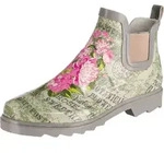 Beck Damen Gummistiefel Regenstiefel Kurzschaft Stiefel Stiefelette,