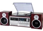 Stereo Plattenspielersystem mit Digital DAB / DAB Empf&auml;nger + Bluetooth-Encoding,