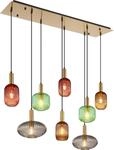 Globo Lighting H&auml;ngeleuchte Metall messingfarben, LED