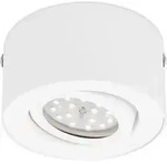 LED Aufbauleuchte Deckenlampe 5W Reflektor schwenkbar Wei&szlig; &Oslash; 9cm Briloner - Wei&szlig;
