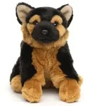 Uni-Toys - Deutscher Sch&auml;ferhund Welpe, sitzend - Ohne Leine - 18 cm (H&ouml;he) -