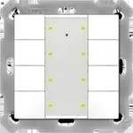 MDT BE-TA55P8.G2 Taster Plus 55 8-fach Reinwei&szlig; gl&auml;nzend