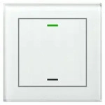 MDT BE-GTL1TW.01 Glastaster II Light 1fach RGB-W Temp.sensor Wei&szlig; tral