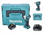 Makita DTD 172 F1J Akku Schlagschrauber 18 V 180 Nm 1/4" Brushless + 1x Akku...