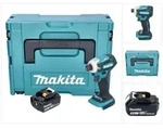 Makita DTD 172 T1J Akku Schlagschrauber 18 V 180 Nm 1/4" Brushless + 1x Akku...