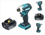 Makita DTD 172 M1 Akku Schlagschrauber 18 V 180 Nm 1/4" Brushless + 1x Akku 4,0...
