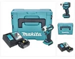 Makita DTD 172 RG1J Akku Schlagschrauber 18 V 180 Nm 1/4" Brushless + 1x Akku...