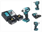 Makita DTD 172 RM Akku Schlagschrauber 18 V 180 Nm 1/4" Brushless + 2x Akku 4,0...
