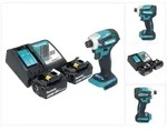 Makita DTD 172 RF Akku Schlagschrauber 18 V 180 Nm 1/4" Brushless + 2x Akku 3,0...