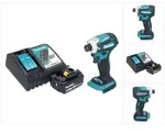 Makita DTD 172 RG1 Akku Schlagschrauber 18 V 180 Nm 1/4" Brushless + 1x Akku...