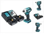Makita DTD 172 RT Akku Schlagschrauber 18 V 180 Nm 1/4" Brushless + 2x Akku 5,0...