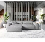DELIFE Ecksofa Sirpio XL 270x170 cm Mikrofaser Grau Recamiere variabel - Grau