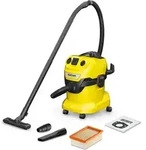 K&auml;rcher Nass-/Trockensauger WD 4 P V-20/5/22, 1000 W, 20 l, Flachfaltenfilter -