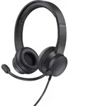 Trust Ayda PC Headset On-Ear 3,5mm, leicht, verstellbarer Kopfb&uuml;gel, 1,80 m Kabel,