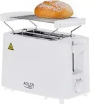 Adler AD 3223, 2 Scheibe(n), Wei&szlig;, Drehregler, 750 W, 900 W, 0,75 m - Wei&szlig;