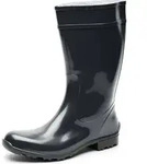 Ladeheid Damen Gummistiefel LA-967 (Schwarz/Schwarz, 36 EU) - Schwarz - 36
