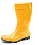 Ladeheid Damen Gummistiefel LA-967 (Gelb/Schwarz, 36 EU) - Gelb - 36