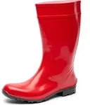 Ladeheid Damen Gummistiefel LA-967 (Rot/Schwarz, 36 EU) - Rot - 36