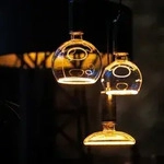 SEGULA LED Floating Globe 125 smokey grau E27 6W 1900K dimm