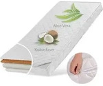 Kindermatratze KOKOS 90x200 cm mit gestepptem Aloe Vera-Bezug, 10 cm hoch,