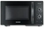 Severin Mikrowelle mit Grillfunktion 2-in-1 MW 7785 aus Edelstahl, schwarz Mikrowelle