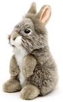 Uni-Toys - Angorakaninchen grau, stehend - 18 cm (H&ouml;he) - Pl&uuml;sch-Hase,...