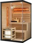 Artsauna Saunakabine Vantaa 120 mit Salzstein - Indoor Sauna 2 Personen - 3,5kW...