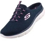Skechers Damen Pantolette Sabot 36 - Blau - 36