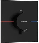 Fertigmontageset ShowerSelect Comfort E Thermostat, UP mattschwarz mattschwarz -