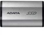 ADATA SD810, 4 TB, USB Typ-C, USB 3.2 Gen 2x2, 2000 MB/s, 20 Gbit/s, Silber