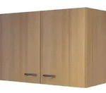 FlexWell K&uuml;chenoberschrank in Buchefarbe 'Nano' - Braun
