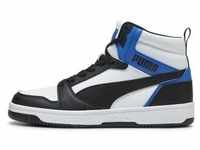 Puma Herren-High-Top-Sneaker Rebound v6 Schwarz-Weiß-Blau, Farbe:schwarz, UK