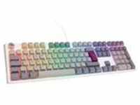Ducky One 3 Mist Grey Gaming Tastatur, RGB LED - MX-Ergo-Clear