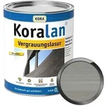 KORA Koralan Vergrauungslasur 0.75 Liter Basalt - Schwarz