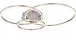 Globo Lighting Deckenleuchte Metall Nickel matt, LED - Silber