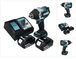 Makita DTW 700 RM Akku Schlagschrauber 18 V 700 Nm 1/2" XPT Brushless + 2x Akku...