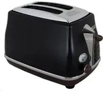 DeLonghi CTOV2103BK Icona Vintage 2-Scheiben Toaster Schwarz - Schwarz