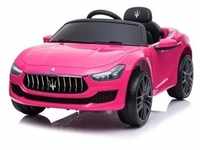 TPFLiving Elektro-Kinderauto Maserati Ghibli pink - Sportwagen für Kinder -